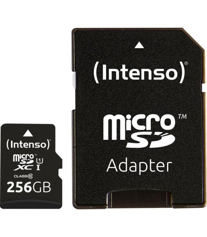 Intenso 3423492 Micro SD UHS-I Premium 256G c/adap
