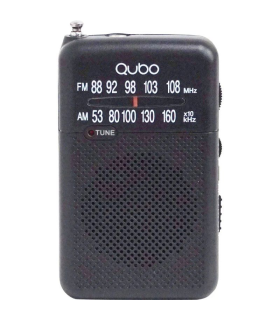 Radio Porttil Qubo R-S1/ Negro