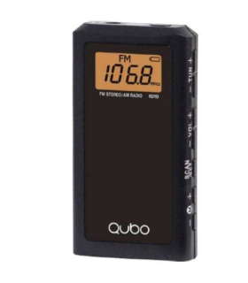 Radio Porttil Qubo RD-10/ Negro