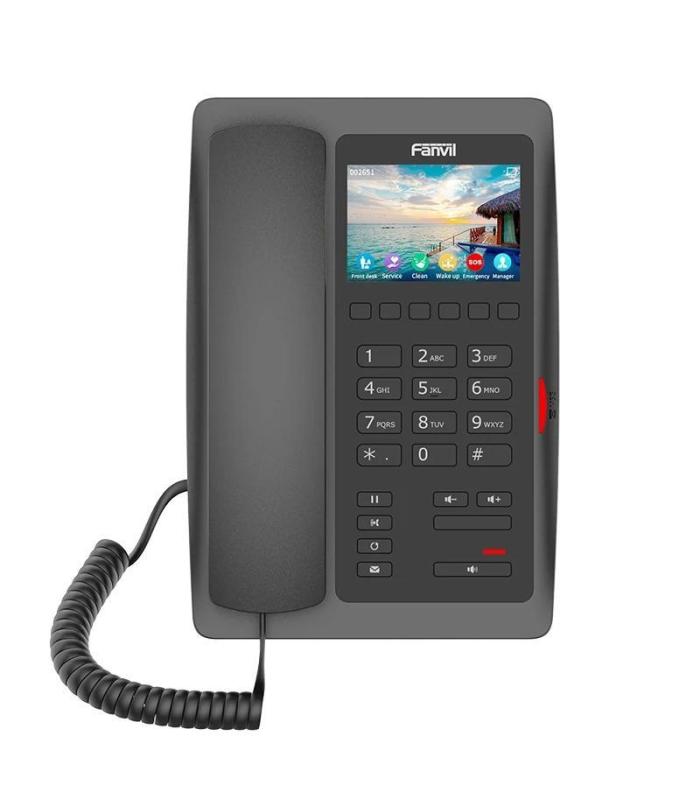 Fanvil H5 Hotel Telfono IP, con PoE, WiFi 2.4G Ne