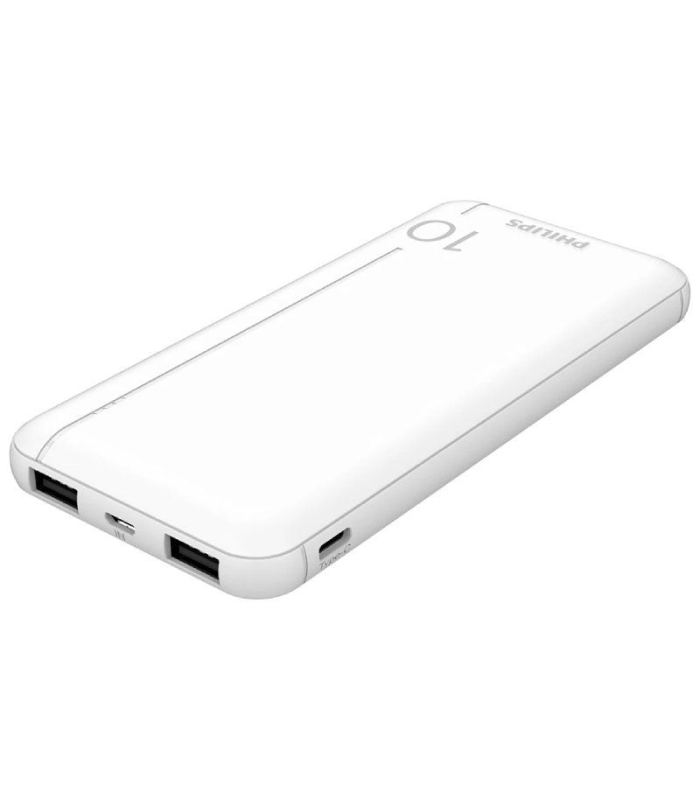 Powerbank 10000mAh Philips DLP1810NW/62/ Blanca