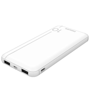 Powerbank 10000mAh Philips DLP1810NW/62/ Blanca