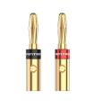 Adaptador/ Conector Banana Vention BFDJ0-2/ Cable De Audio Hembra - Banana Macho/ 2 Uds/ Dorado