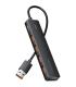 Hub USB 3.2 Vention CHOBB/ 4xUSB/ 1xUSB Tipo-C PD/ 15cm/ Negro
