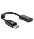 Delock Adaptador Displayport M a HDMI H Negro