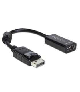 Delock Adaptador Displayport M a HDMI H Negro