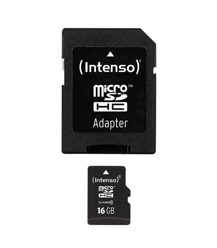 Intenso 3413470 Micro SD clase 10 16GB c/adapt