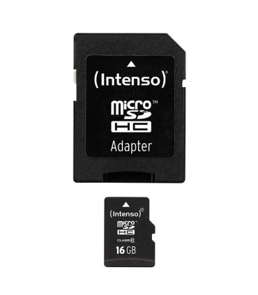Intenso 3413470 Micro SD clase 10 16GB c/adapt