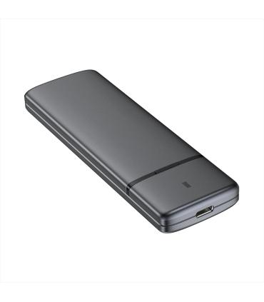 AISENS Caja Externa M.2 (NGFF) ASM2-002G SATA NVME a USB3.1 USB3.2 GEN2, Gris