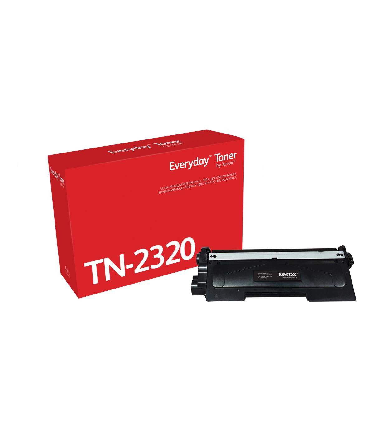 Everyday El tóner ™ Mono de Xerox es compatible con Brother TN2320, Capacidad estándar