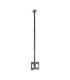 AISENS Soporte de techo giratorio, inclinable, extensible para monitor TV 50kg de 23”-43”, Negro