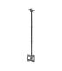 AISENS Soporte de techo giratorio, inclinable, extensible para monitor TV 50kg de 23”-43”, Negro
