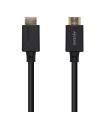 AISENS Cable HDMI V2.1 Ultra Alta Velocidad / HEC 8k@60Hz 48Gbps, A/M-A/M, Negro, 0.5m