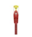 AISENS Cable De Red Latiguillo RJ45 LSZH Cat.7 600 MHz S/FTP PIMF AWG26, Rojo, 25 cm