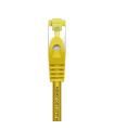 AISENS Cable De Red Latiguillo RJ45 LSZH Cat.7 600 MHz S/FTP PIMF AWG26, Amarillo, 25 cm