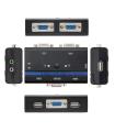 Nanocable KVM SWITCH VGA USB 1U-2PC+CABLE
