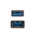 Nanocable Cable USB 3.0, Tipo A M-A H, Negro, 3.0 M