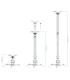 TooQ PJ2012T-W montaje para projector Techo Blanco