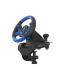 GENESIS Seaborg 350 Negro, Azul USB Volante + Pedales Nintendo Switch, PC, PlayStation 4, Playstation 3, Xbox 360, Xbox One,