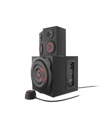 GENESIS Helium 610BT conjunto de altavoces 60 W PC ordenador portátil Negro, Rojo 2.1 canales De 2 vías 30 W Bluetooth