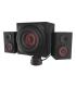 GENESIS Helium 610BT conjunto de altavoces 60 W PC ordenador portátil Negro, Rojo 2.1 canales De 2 vías 30 W Bluetooth