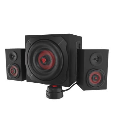GENESIS Helium 610BT conjunto de altavoces 60 W PC ordenador portátil Negro, Rojo 2.1 canales De 2 vías 30 W Bluetooth