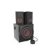 GENESIS Helium 610BT conjunto de altavoces 60 W PC ordenador portátil Negro, Rojo 2.1 canales De 2 vías 30 W Bluetooth