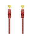 AISENS Cable De Red Latiguillo RJ45 LSZH Cat.7 600 MHz S/FTP PIMF AWG26, Rojo, 2.0 m