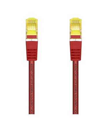 AISENS Cable De Red Latiguillo RJ45 LSZH Cat.7 600 MHz S FTP PIMF AWG26, Rojo, 2.0 m