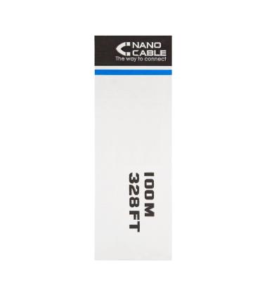 Nanocable Cable Red RJ45 Cat.5e UTP Rigido AWG24 Exterior, 100 M