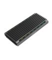 AISENS Caja Externa M.2 RGB Gaming ASM2-RGB011GR SATA/NVMe A USB3.1 Gen2, Gris