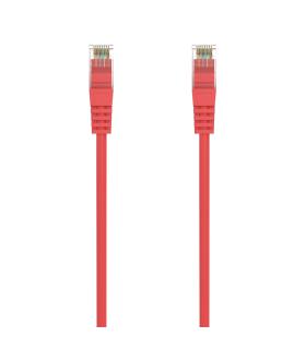 AISENS Cable de Red Latiguillo RJ45 LSZH Cat.6A 500 Mhz UTP Awg24, Rojo, 25CM
