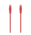 AISENS Cable de Red Latiguillo RJ45 LSZH Cat.6A 500 Mhz UTP AWG24, Rojo, 30CM