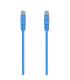 AISENS Cable de Red Latiguillo RJ45 LSZH Cat.6A 500 Mhz UTP AWG24, Azul, 0.5M