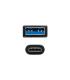 Nanocable Cable USB 3.1, Gen2 10 Gbps 3A, tipo USB-C M-A M, Negro, 2 m