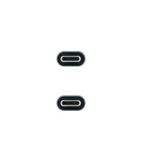 Nanocable Cable USB 3.2 Gen2x2 20Gbps 5A 100W 4K 60Hz USB-C M-USB-C M, 1 m