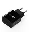 AISENS Cargador USB-C PD3.0 1 Puerto 1x USB-C 20 W, Negro
