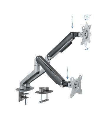 TooQ DB4132TNR-G soporte para monitor 81,3 cm (32") Escritorio Negro