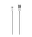 AISENS Cable Lightning A USB 2.0, Lightning/M-USB A/M, Blanco, 0.5 m