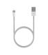AISENS Cable Lightning A USB 2.0, Lightning M-USB A M, Blanco, 0.5 m