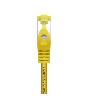 AISENS Cable De Red Latiguillo RJ45 LSZH Cat.7 600 MHz S FTP PIMF AWG26, Amarillo, 2.0 m
