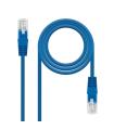Nanocable CABLE RED LATIGUILLO RJ45 CAT.5E UTP AWG24, AZUL, 1.0 M