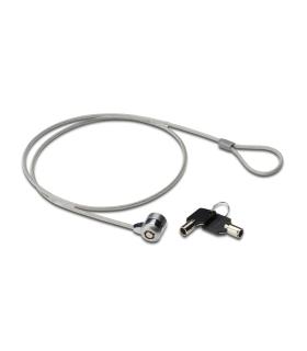 Ewent EW1242 cable antirrobo Negro, Acero inoxidable 1,5 m