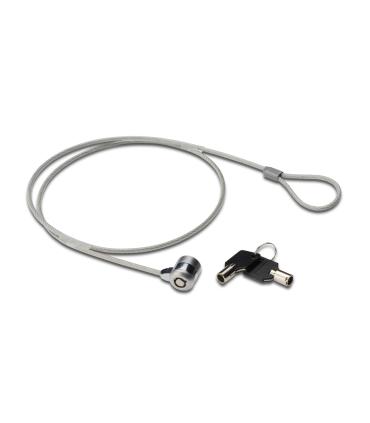 Ewent EW1242 cable antirrobo Negro, Acero inoxidable 1,5 m