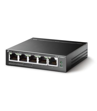 TP-Link TL-SF1005LP switch No administrado Fast Ethernet (10 100) Energía sobre Ethernet (PoE) Negro