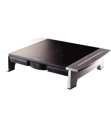 Fellowes Office Suites soporte para monitor 71,1 cm (28") Escritorio Negro, Plata