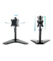 TooQ DB1701TN-B soporte para monitor 81,3 cm (32") Escritorio Negro