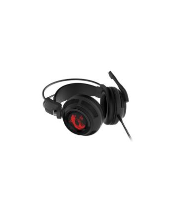 MSI DS502 Auriculares Alámbrico Diadema Juego Negro, Rojo