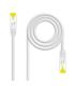 Nanocable Cable de red latiguillo RJ45 LSZH Cat.6A SFTP AWG26, Blanco, 1.0 m