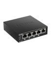 D-Link DGS-1005P/E switch No administrado Gigabit Ethernet (10/100/1000) Energía sobre Ethernet (PoE) Negro